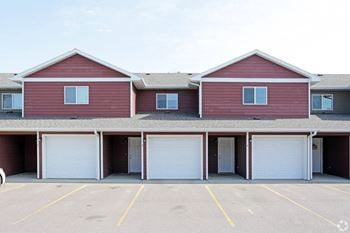 our apartments offer a parking lot for your car at Benson Village Townhomes, Sioux Falls